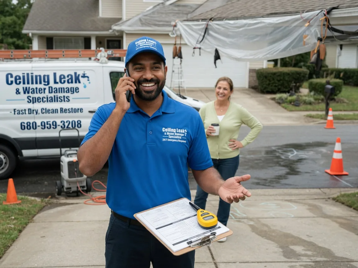 Ceiling Leak Cleanup Wyoming, NY FAQs